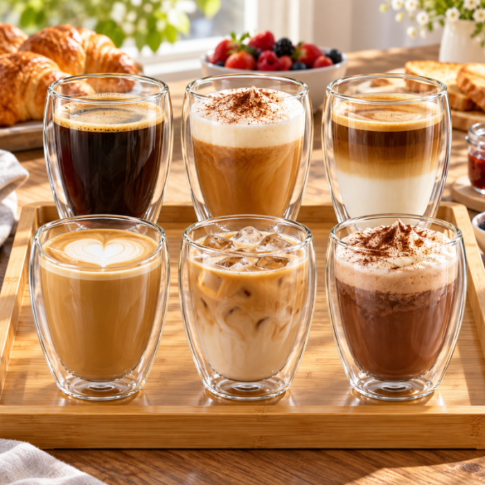 Set 6 Pahare Cafea cu Pereti Dubli 350 ml [1]