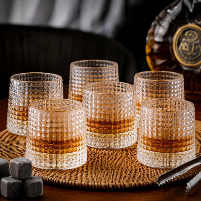 Set 6 Pahare whiskey Deluxe Rotating Diamond [1]