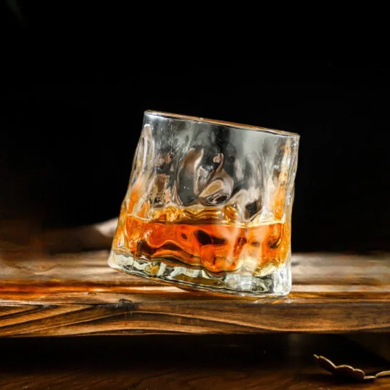 Set 6 Pahare whiskey Rotating Wavy [12]