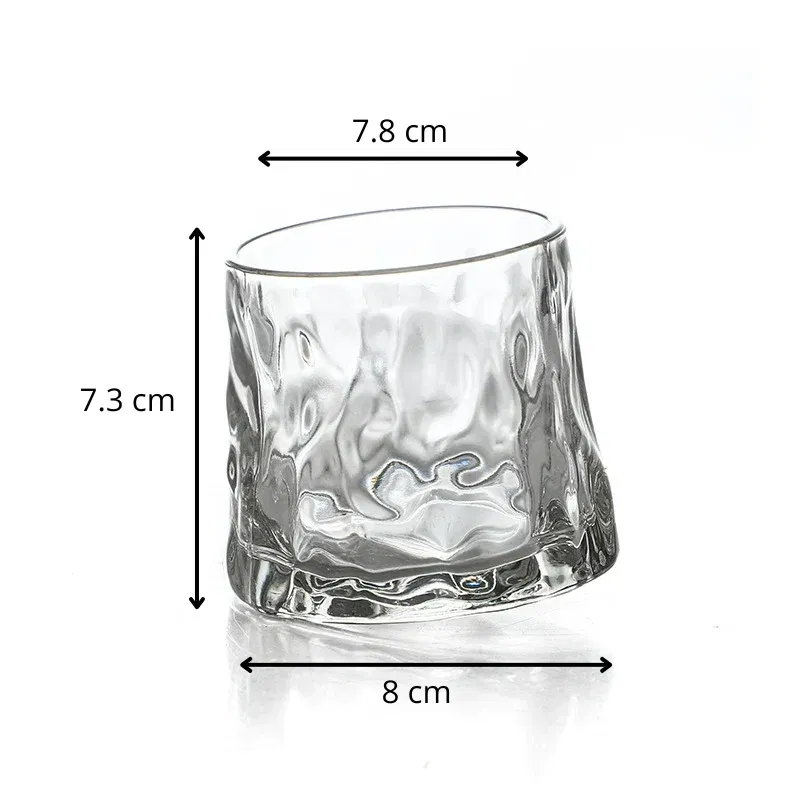 Set 6 Pahare whiskey Rotating Wavy [15]