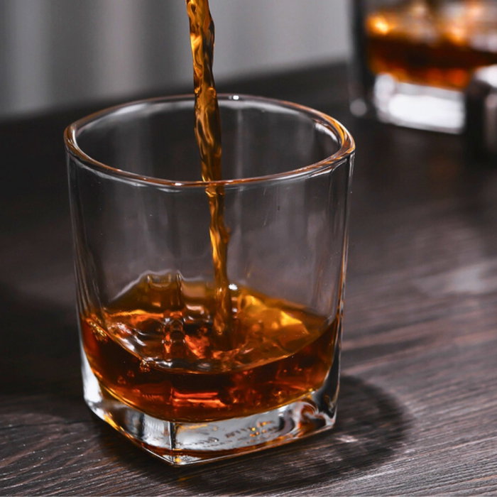 Set 6 Pahare whiskey Small Square [2]