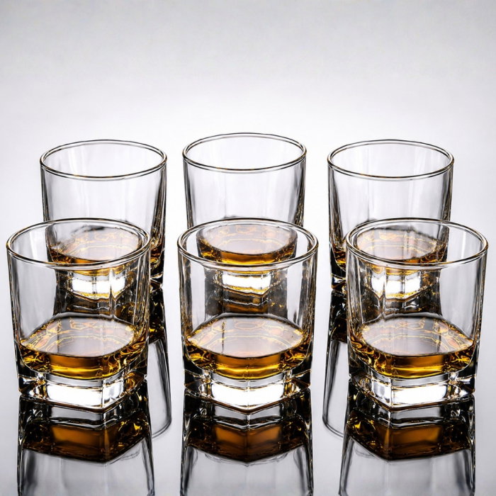 Set 6 Pahare whiskey Small Square [1]