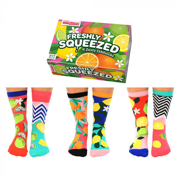 Set 6 sosete colorate Cocktail de citrice [5]