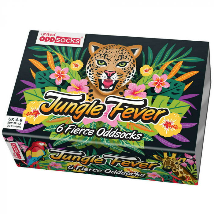 Set 6 sosete colorate Salbatice Jungle fever [6]