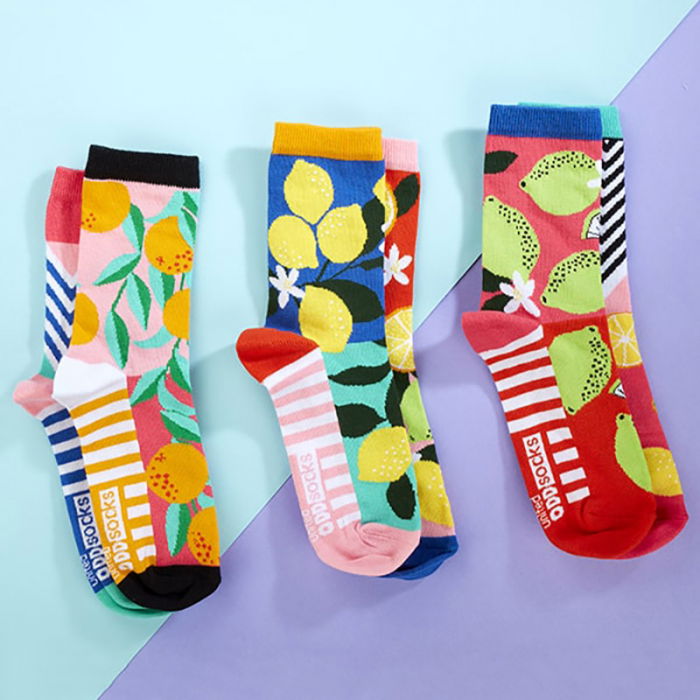 Set 6 sosete colorate Cocktail de citrice [3]