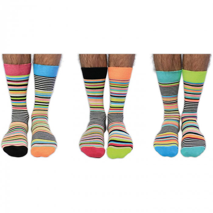 Set 6 sosete colorate cu dungi Stripe-Teasing [2]