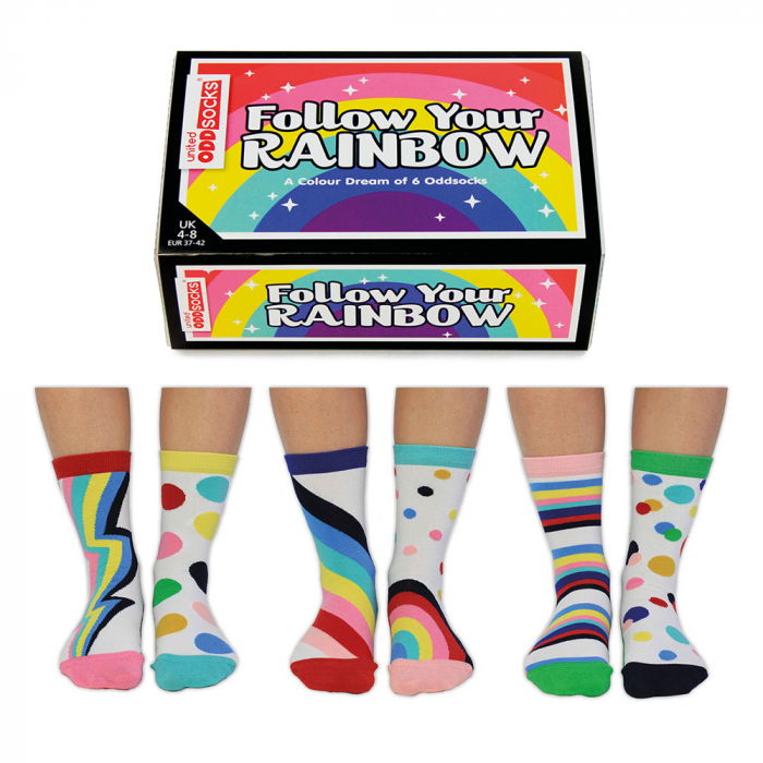 Set 6 sosete colorate Follow Your Rainbow [3]