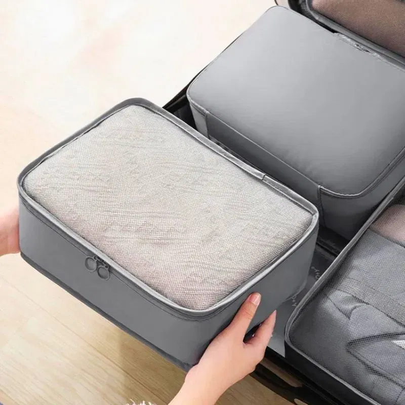 Set 7 huse organizare bagaj Gri [7]