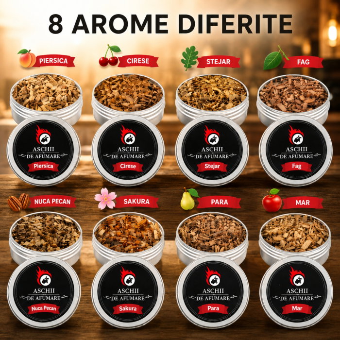 Set 8 Arome pentru Afumare Whisky [8]