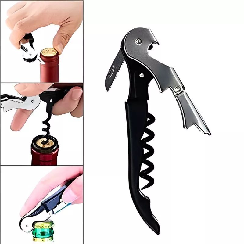 Set accesorii vin, 4 piese, cutie cadou [10]