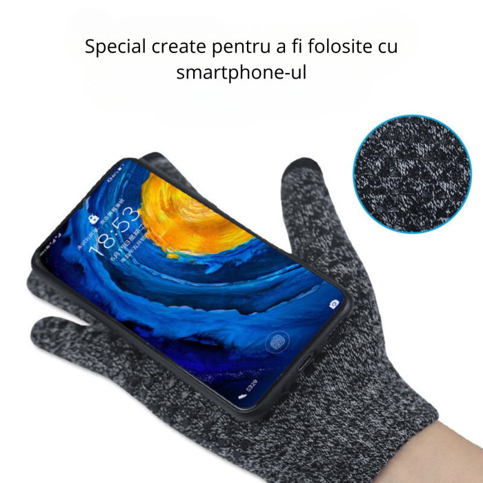 Set Caciula smart cu casti Bluetooth guler si manusi [4]