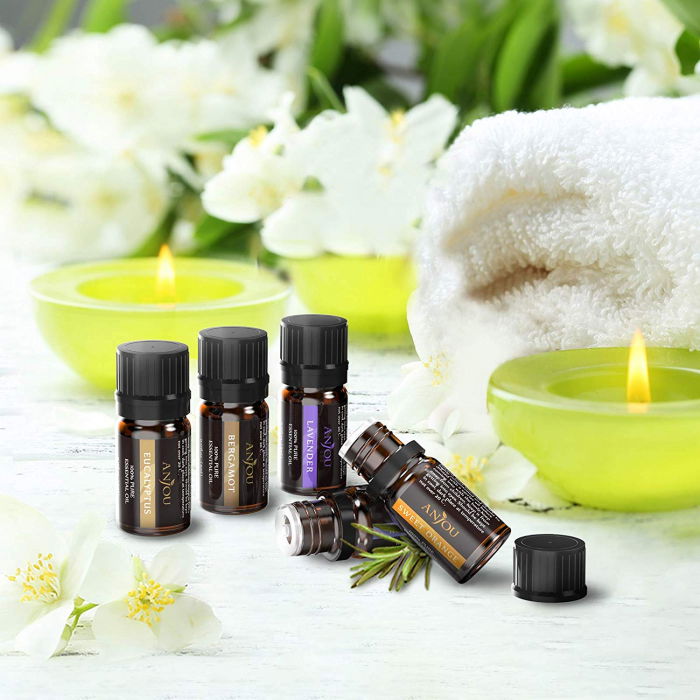 Set cadou 12 uleiuri esentiale Anjou 12x5ml puritate 100% [1]