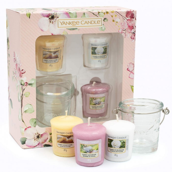 Set cadou 3 lumanari parfumate Yankee Candle Garden Hideaway [4]