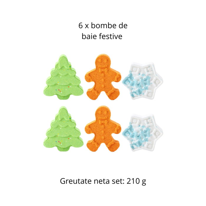 Set Cadou 6 Bombe de Baie, Magia Craciunului [9]