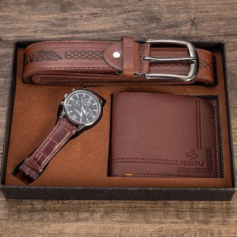 Set Cadou Barbati cu Ceas Portofel si Curea [2]