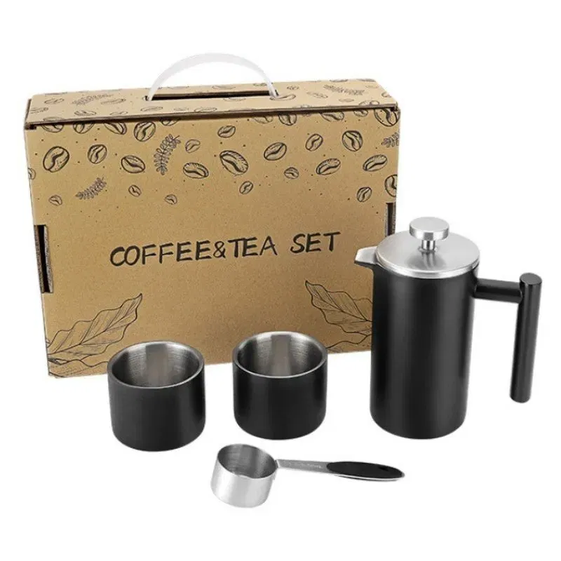 Set cadou Cafea cu Stil Infuzor si accesorii Black V60 [4]