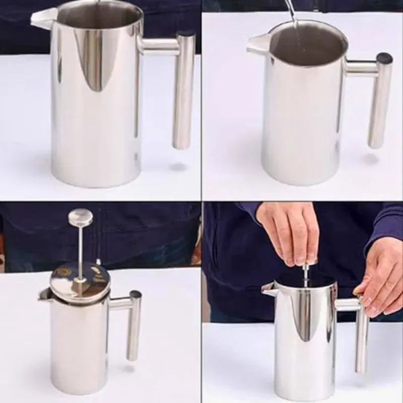 Set cadou Cafea cu Stil Infuzor si accesorii Silver [3]