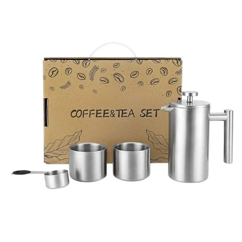 Set cadou Cafea cu Stil Infuzor si accesorii Silver [5]