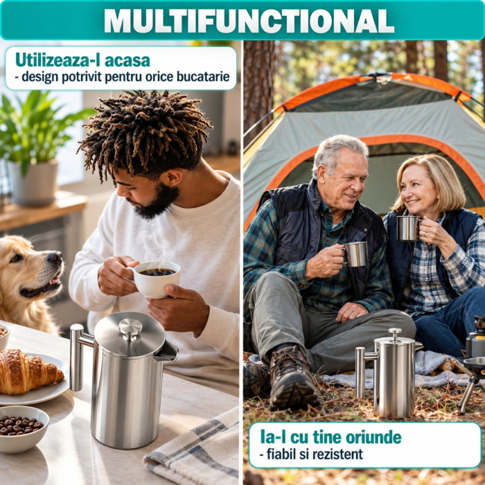 Set cadou Cafea cu Stil Infuzor si accesorii Silver [5]