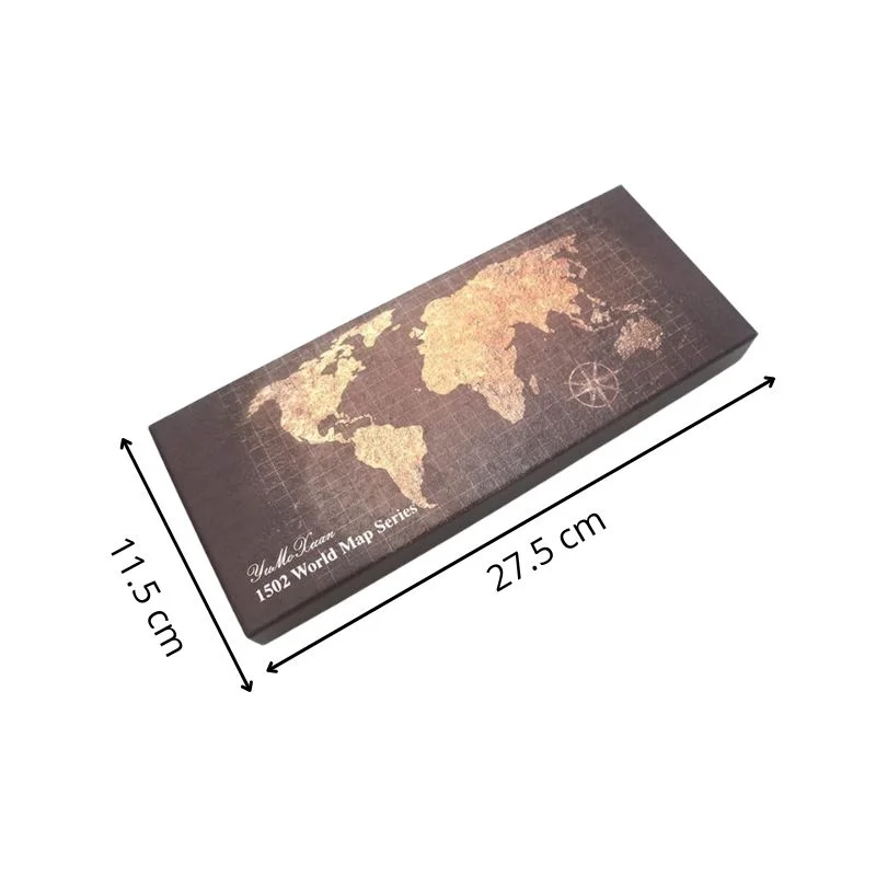 Set cadou Caligrafie Vintage cu Pana paun rosie si Cerneala si Accesorii, 7 piese [7]