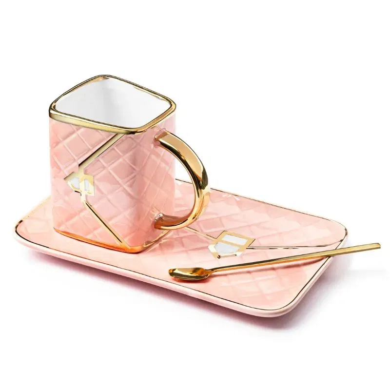 Set Cadou Cana si Suport Tip Geanta Roz [5]