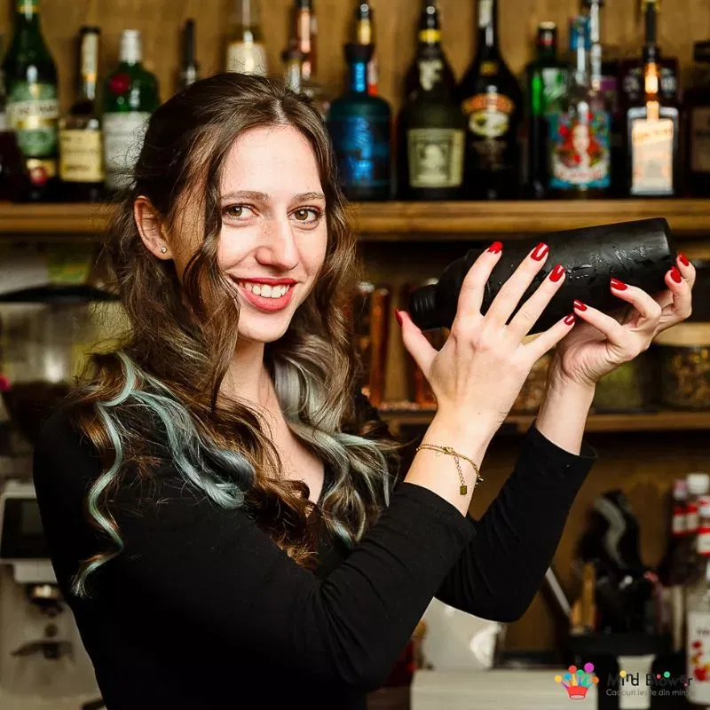 Set cadou Cocktail Shaker Mixology cu 11 accesorii 750ml Negru [13]