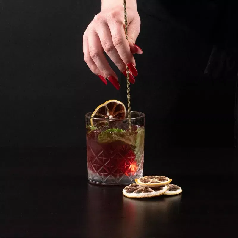 Set cadou Cocktail Shaker Mixology cu 11 accesorii 750ml Gold [18]