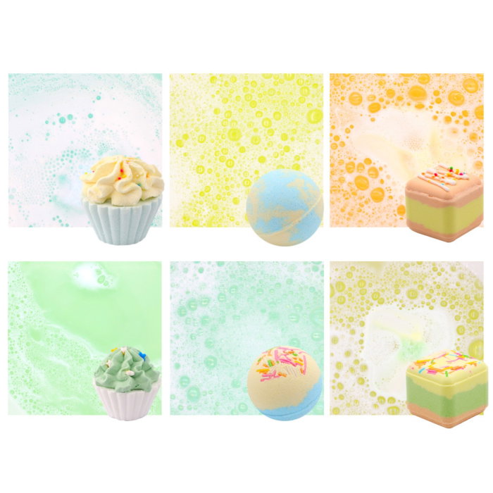 Set Cadou cu 6 Bombe de Baie, Fresh Bloom [5]