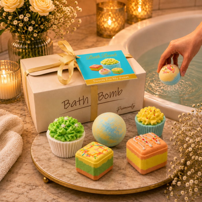 Set Cadou cu 6 Bombe de Baie, Fresh Bloom [2]
