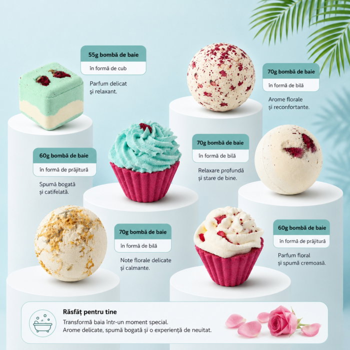 Set Cadou cu 6 Bombe de Baie, Fresh Escape [6]