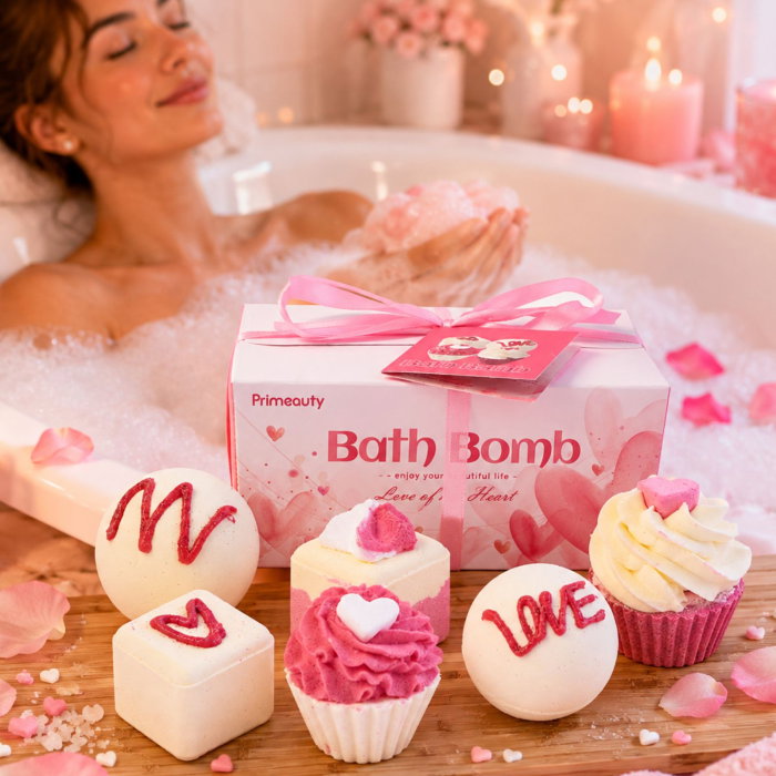 Set Cadou cu 6 Bombe de Baie, Love Edition [1]