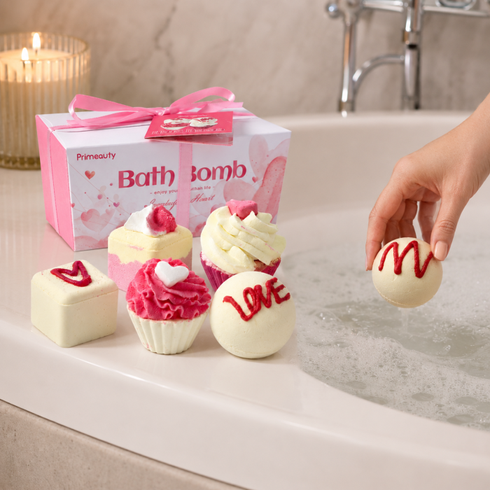 Set Cadou cu 6 Bombe de Baie, Love Edition [3]