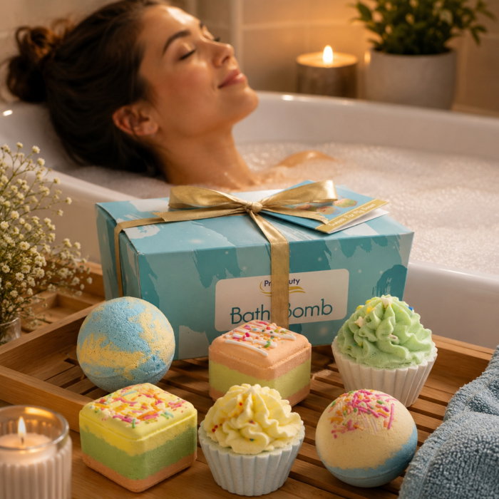 Set Cadou cu 6 Bombe de Baie, Ocean Breeze [1]