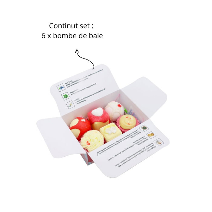 Set Cadou cu 6 Bombe de Baie, Spa Moments [8]