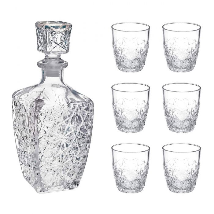 Set cadou decantor Sticla cu sase pahare Dedalo [7]