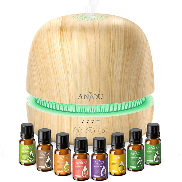 Set cadou Difuzor aromaterapie cu 8 uleiuri esentiale pure [7]