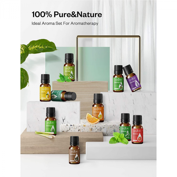 Set cadou Difuzor aromaterapie cu 8 uleiuri esentiale pure [4]