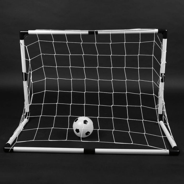 Set cadou fotbal pentru copii, poarta cu plasa, minge si pompa [3]