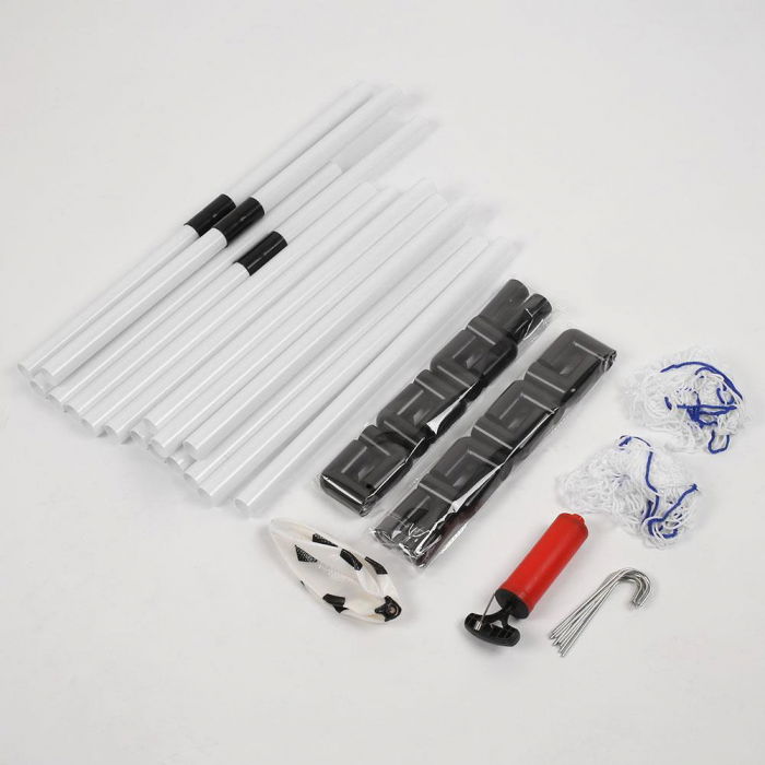 Set cadou fotbal pentru copii, poarta cu plasa, minge si pompa [6]