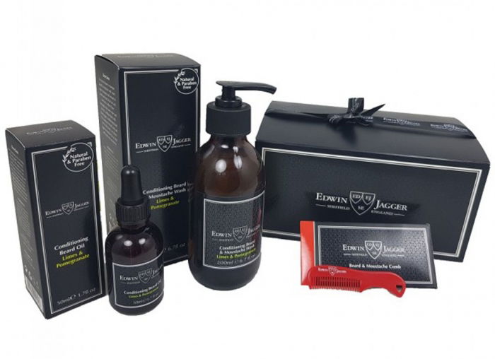 Set cadou ingrijire barba si mustata My Fabulous Limes & Pomegranate Edwin Jagger [5]