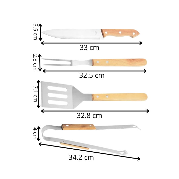 Set Cadou pentru Barbati King of the Grill cu Gratar Portabil, Sort si Accesorii BBQ [5]
