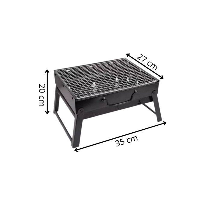 Set Cadou pentru Barbati King of the Grill cu Gratar Portabil, Sort si Accesorii BBQ [7]
