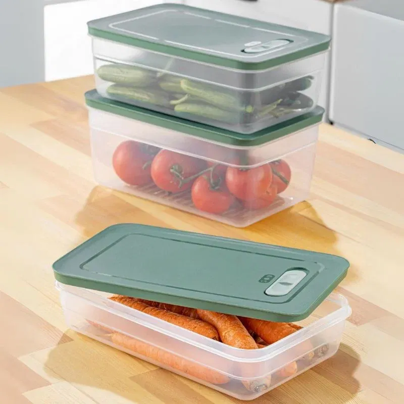 Set cutie de depozitare 3 piese Verde [1]