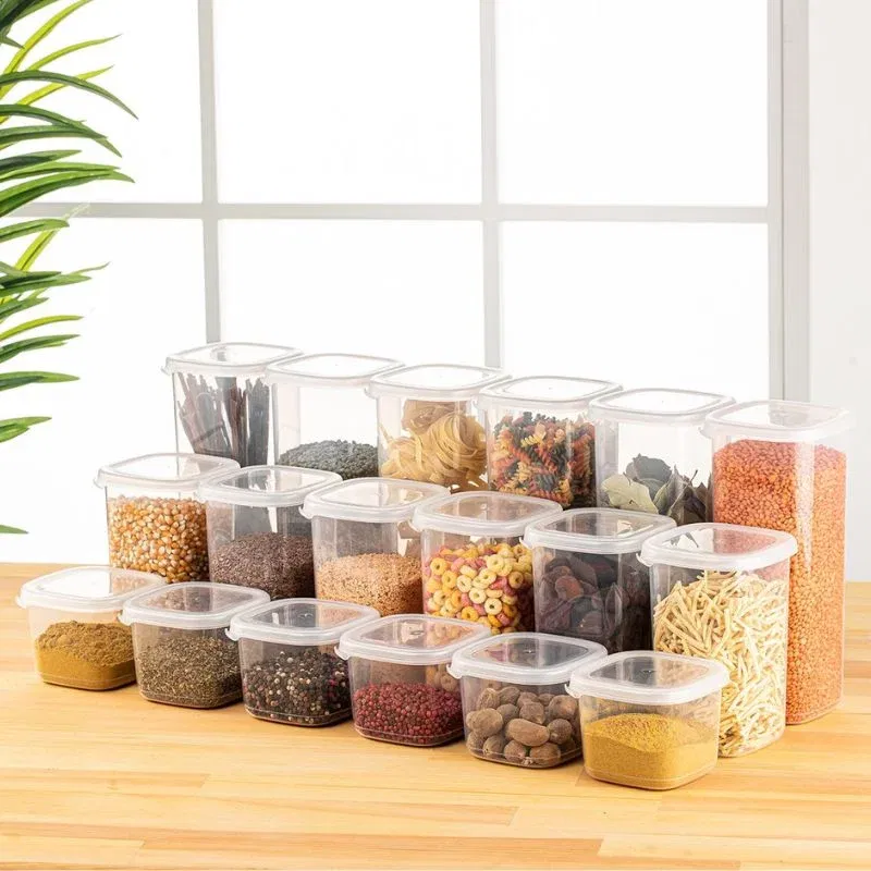 Set cutii de depozitare Alb 18 piese [1]