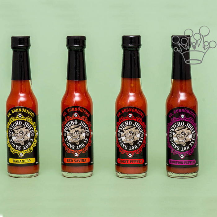 Set de 4 sosuri super picante PSYCHO Juice [1]