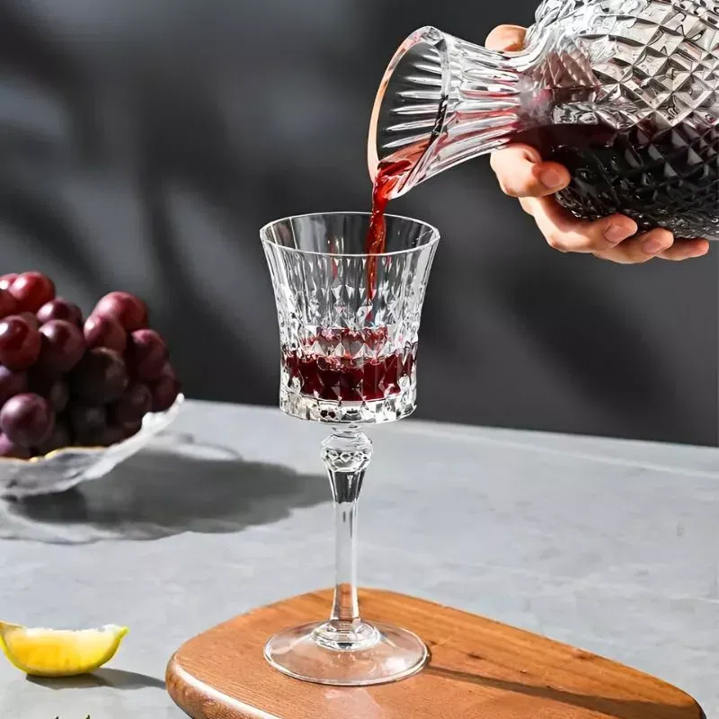 Set Decantor de bauturi Rotativ cu 2 pahare argintiu [11]