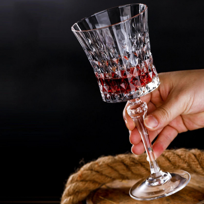 Set Decantor de bauturi Rotativ cu 2 pahare argintiu [7]