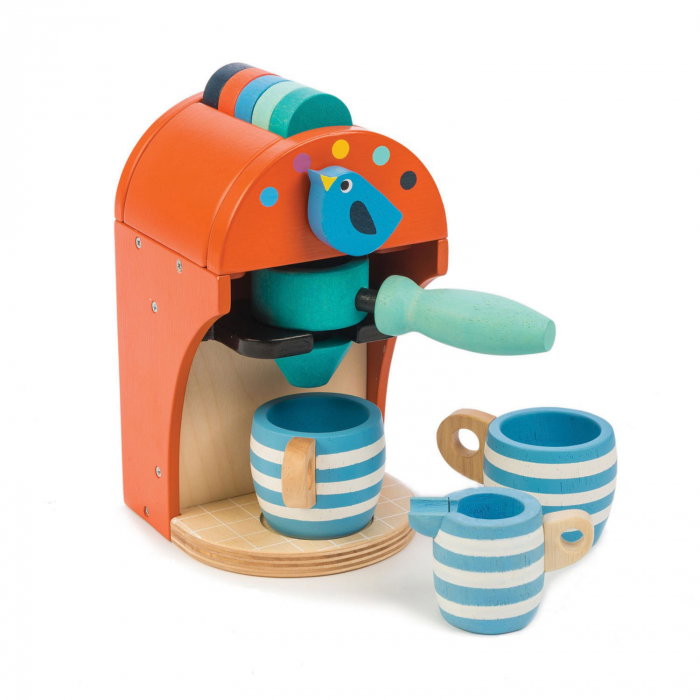 Set jucarii din lemn Espressor pentru cafea, 10 piese [7]