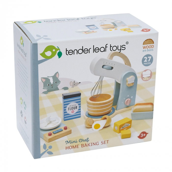 Set jucarii din lemn Robot de bucatarie cu accesorii, 27 piese [4]