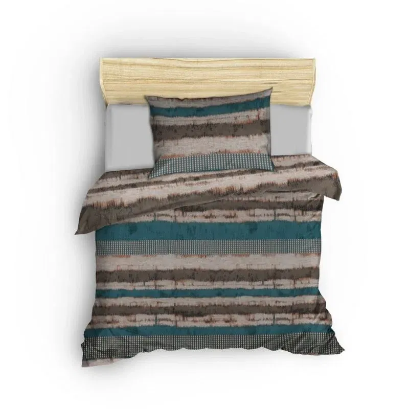 Set lenjerie de pat 160x220 cm, confort si eleganta moderna [2]